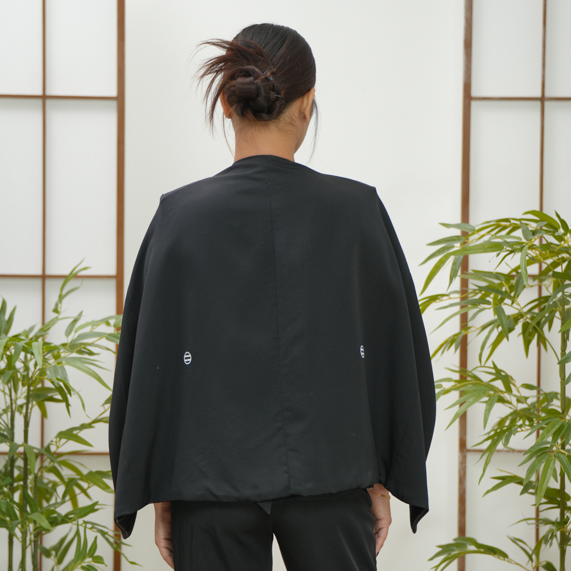 Premium On-hand: Cape Blazer  | CB4901 | Black | L (SO M)