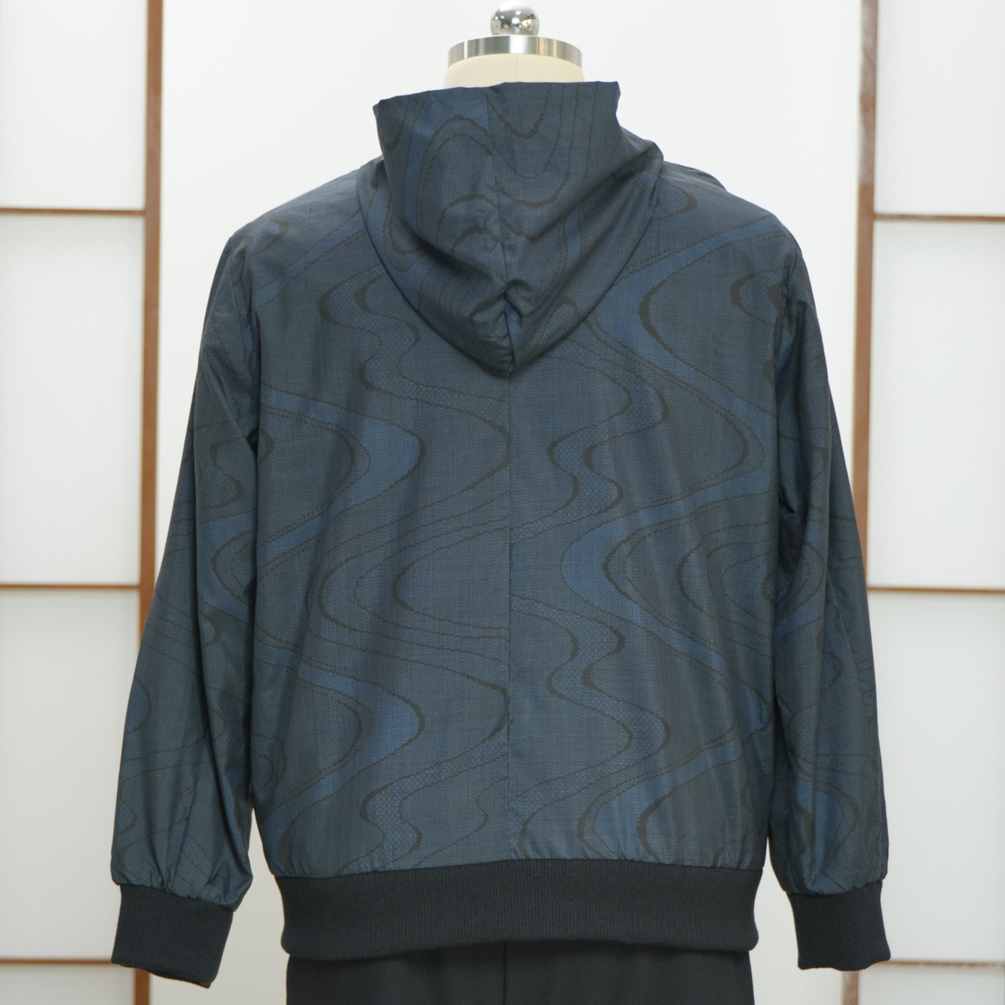 Premium On-hand: Blue Loose Fit Oshima Men's Bomber Jacket | Large | LBJ7859M