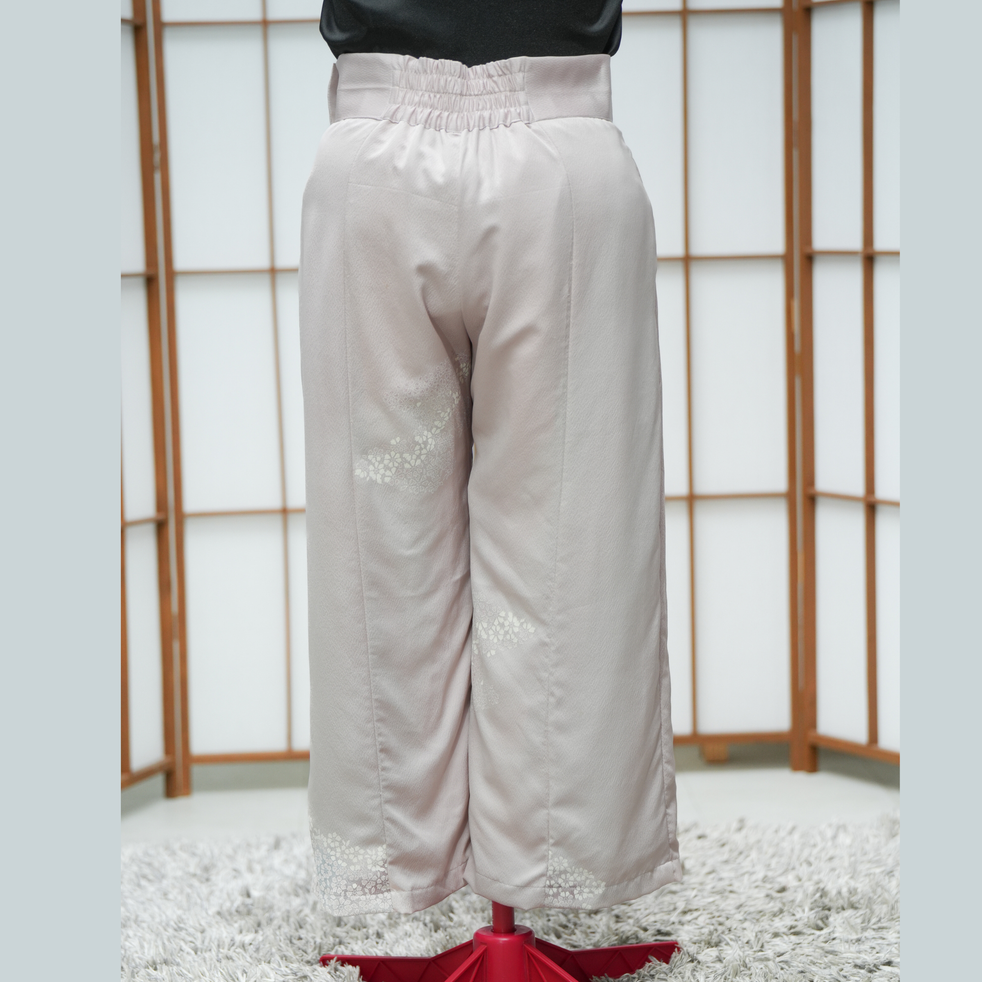 Premium On-hand: Light Colored Sakura Palazzo Pants | 3XLB | PP6662