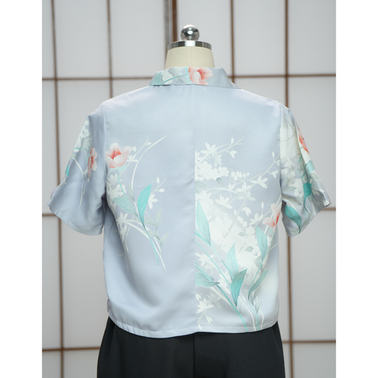 On-hand: Women's Aloha Shirt | WAS7477A | Blue