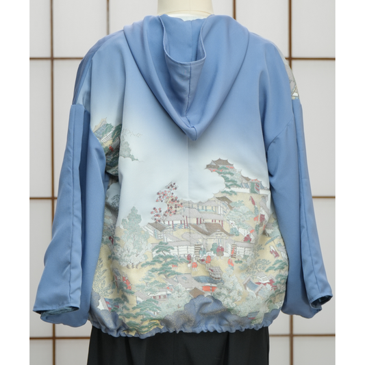 Premium On-hand: Blue Hoodie | H6143 (rare embroidery!)