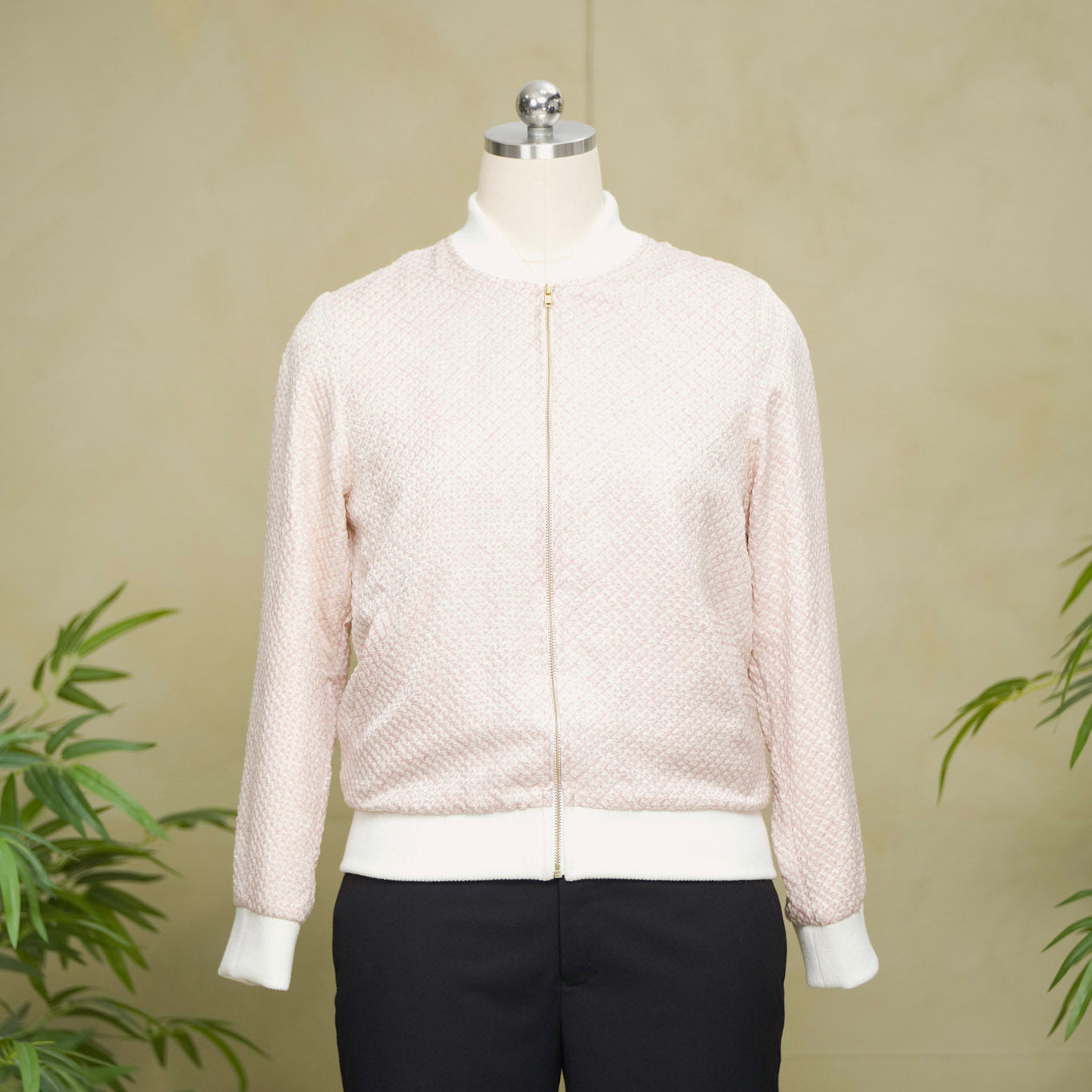 Premium On-hand: Cream Bomber Jacket | BJ8181M | MA (SO M)