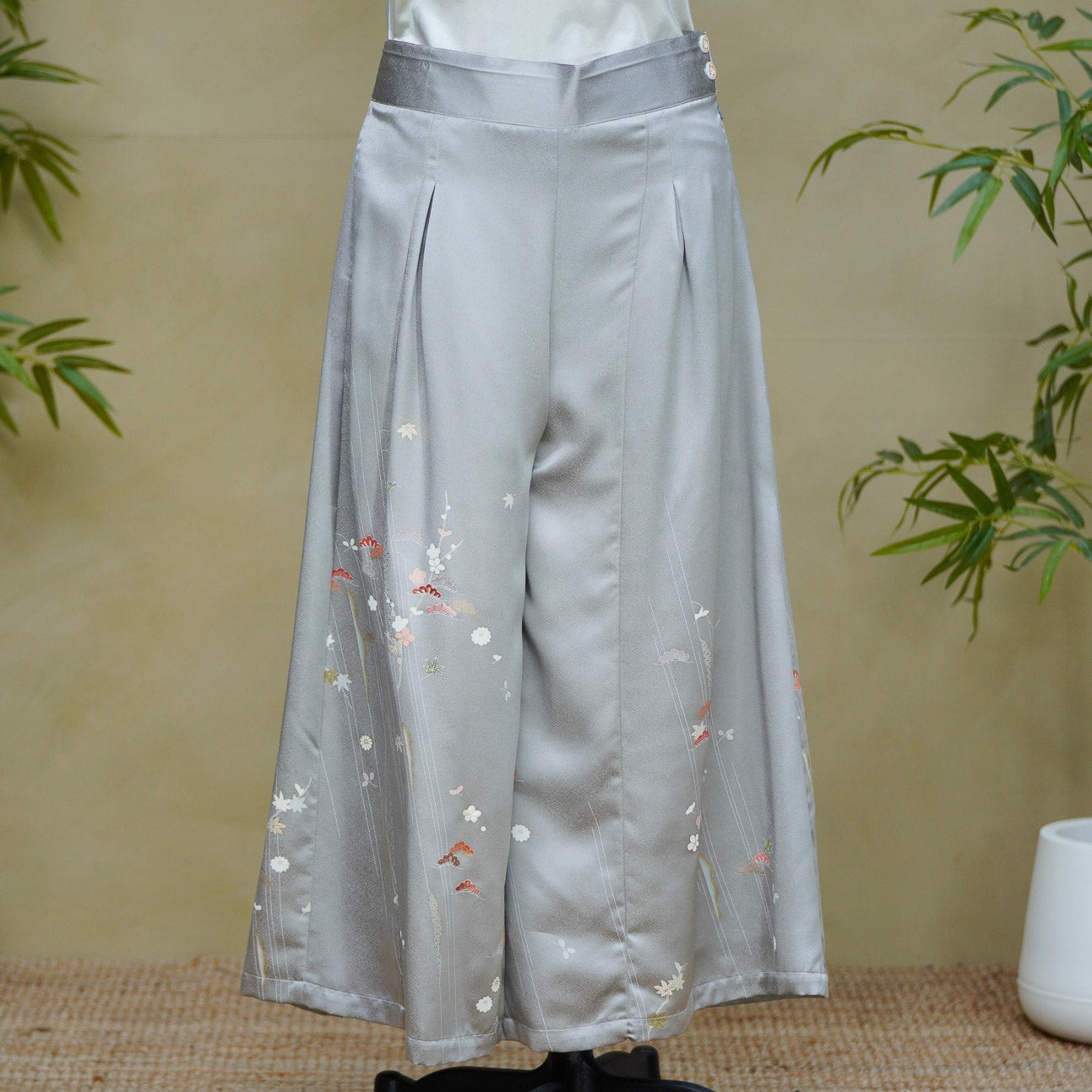 On-hand: Colored Palazzo Pants Gray | PP7236A 4XLB GRAY