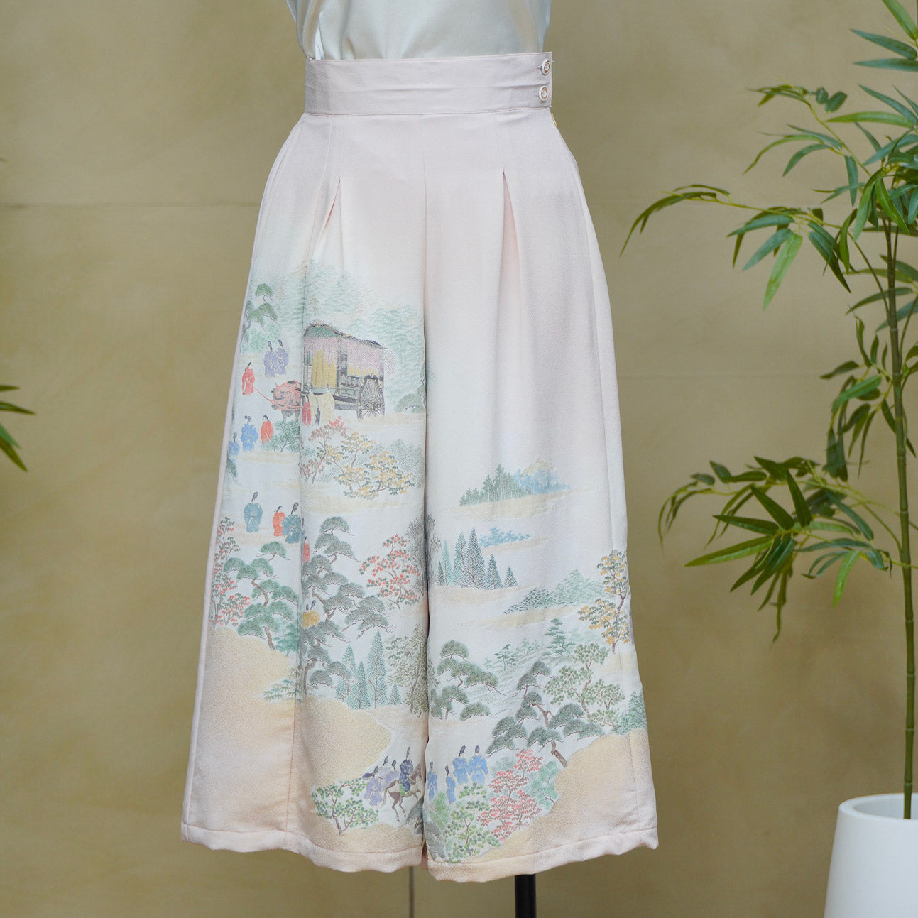 On-hand: Colored Palazzo Pants |  PP7416 XLB PINK