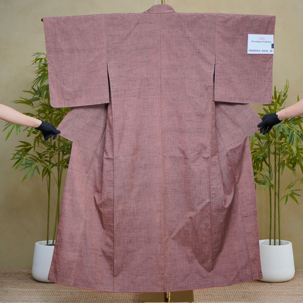 Premium Oshima Fabric: 0818_08 | Faded Blossom