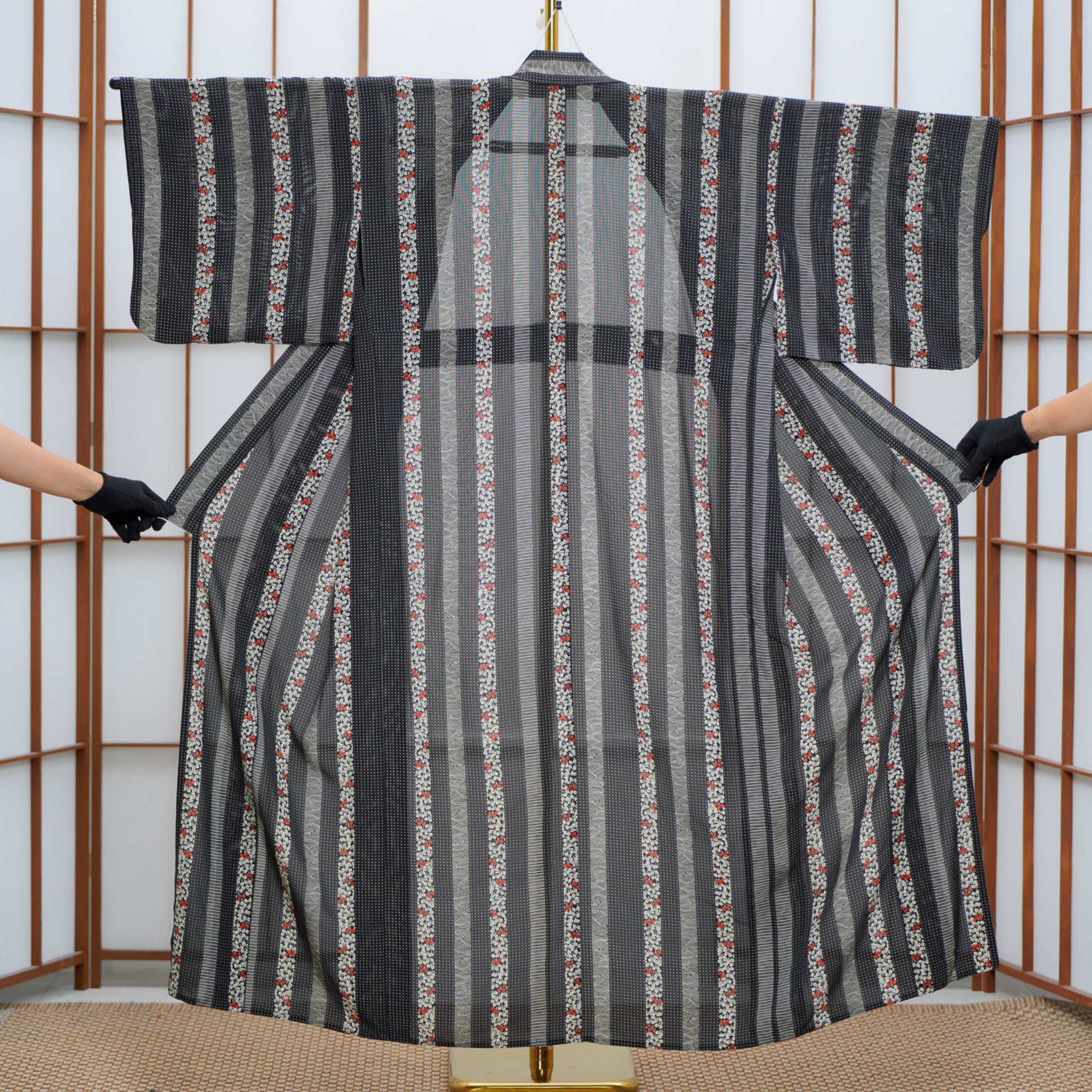 Premium Seethrough Fabric: 0625_79 | Playful Pillars