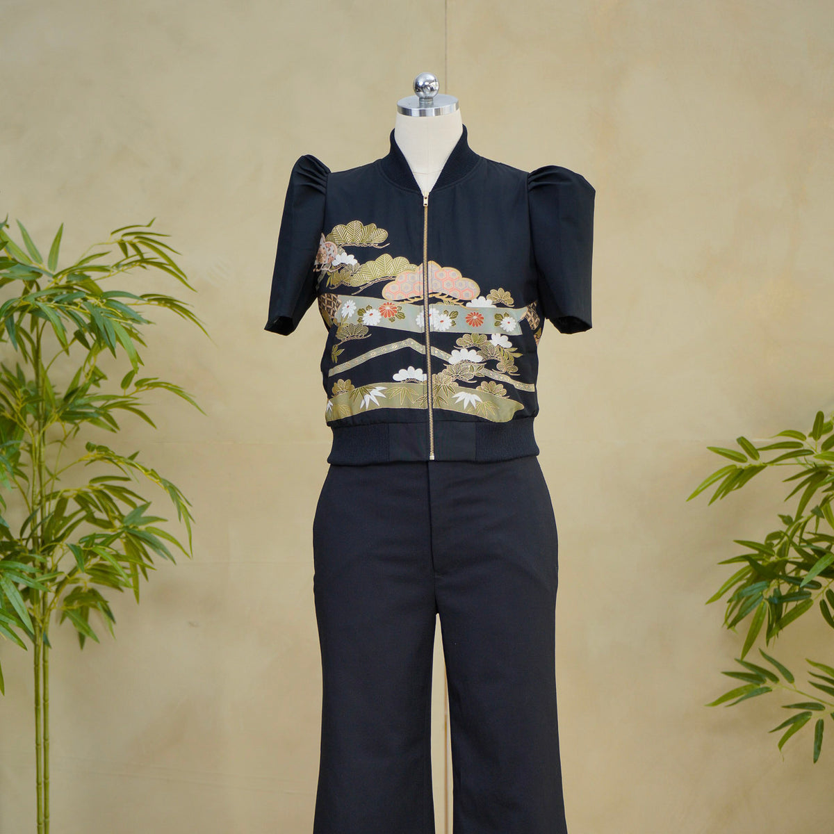 On-hand: Filipiniana Bomber Jacket | Black | FBJ8613M | Large