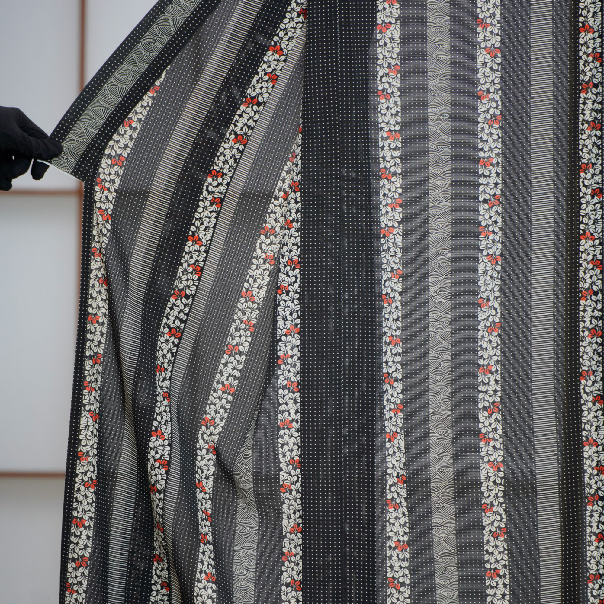 Premium Seethrough Fabric: 0625_79 | Playful Pillars
