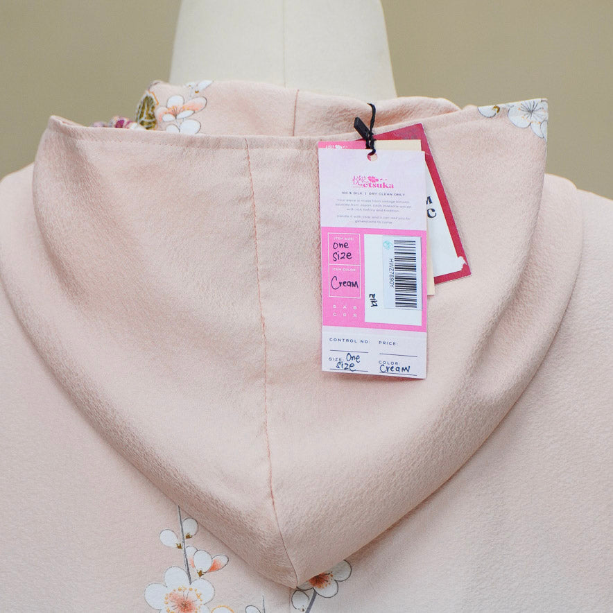 Premium On-hand: Cream Hoodie With Zipper (One Size) | HWZ7890Y