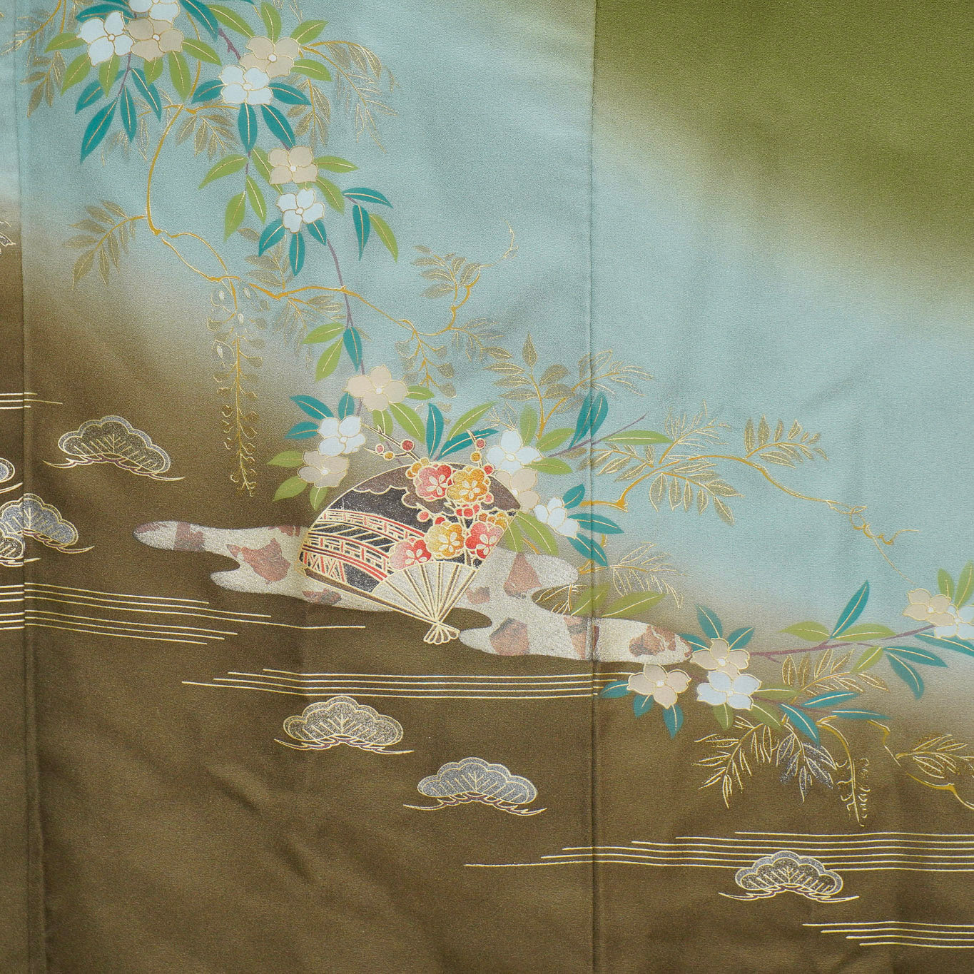 Premium Sho Fabric: 0625_17 | Aesthetic Jade