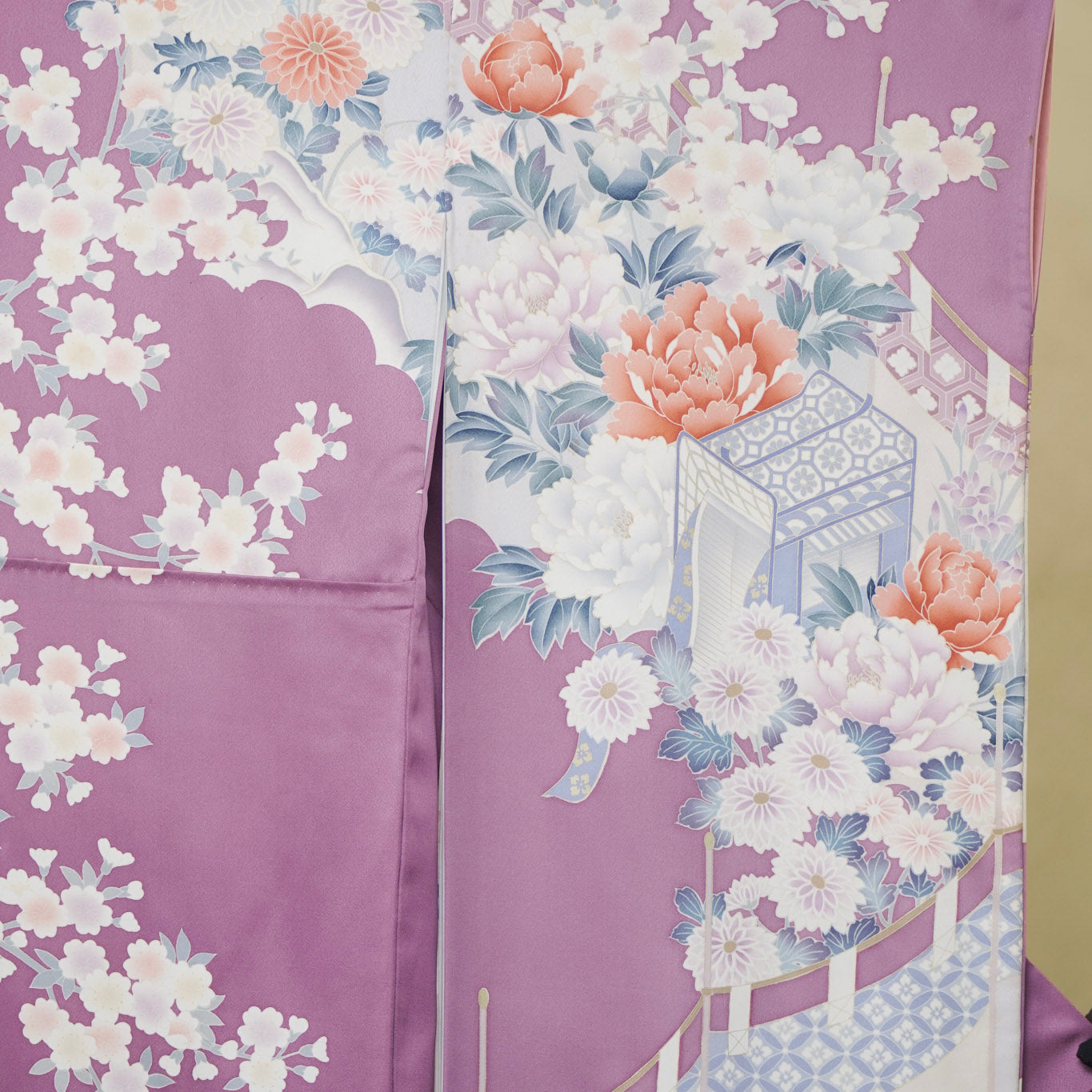 Premium Sho Fabric: 0810_09 | Mauve Plum Spring