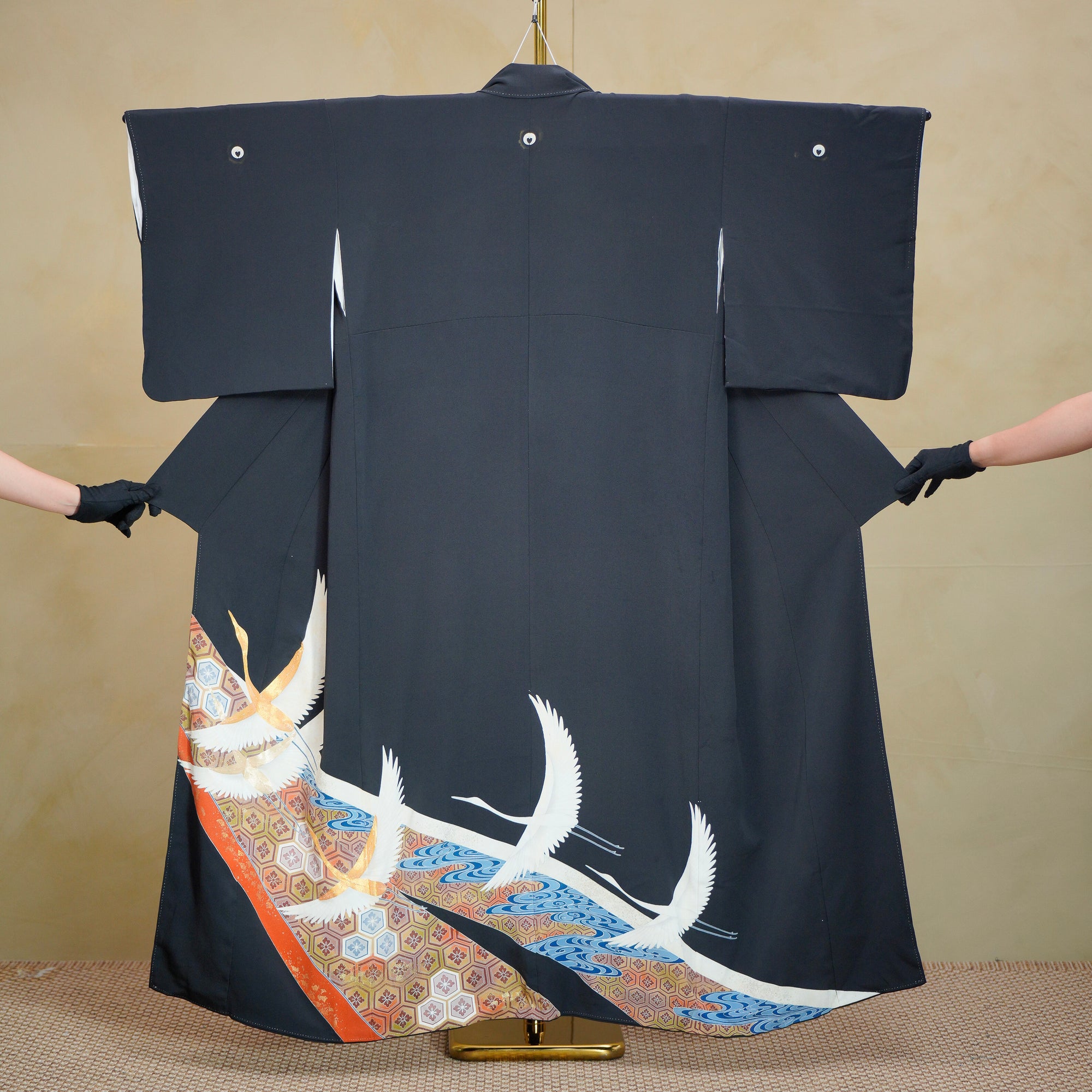Thank You Fabric Premium Bonus: Cranes and Whirls(0714_61)