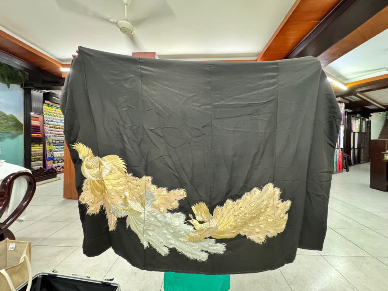 Ap18 HoiAn Fabric: A18-11 Black | Cape Blazer