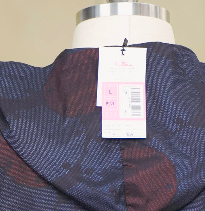 Premium On-hand: Blue Loose Fit Oshima Men's Bomber Jacket | LBJ8338M | Large