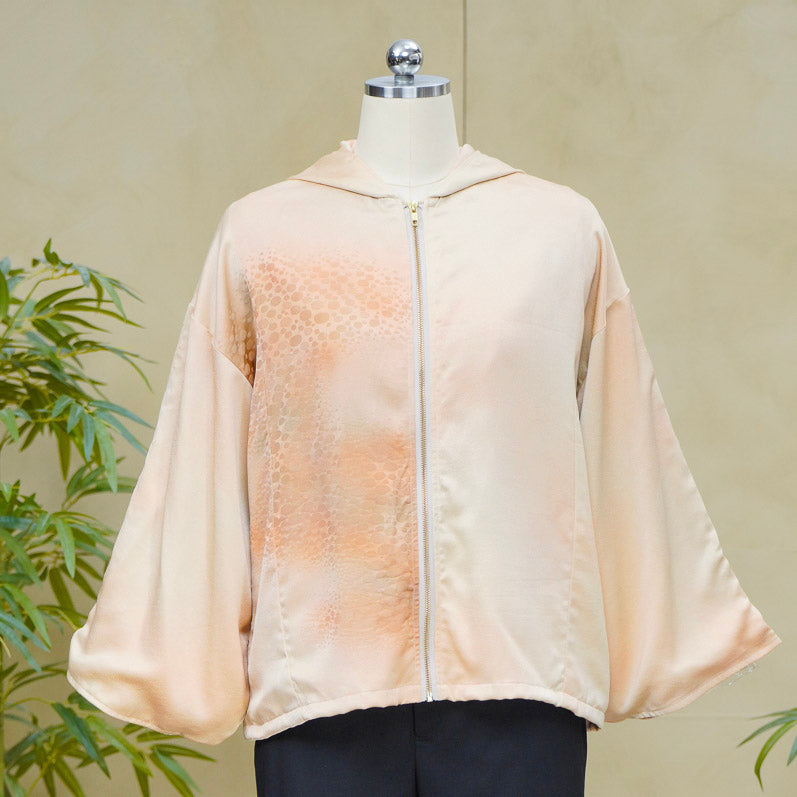 8k Hoodies On-hand: Cream Hoodie With Zipper | HWZ7824Y