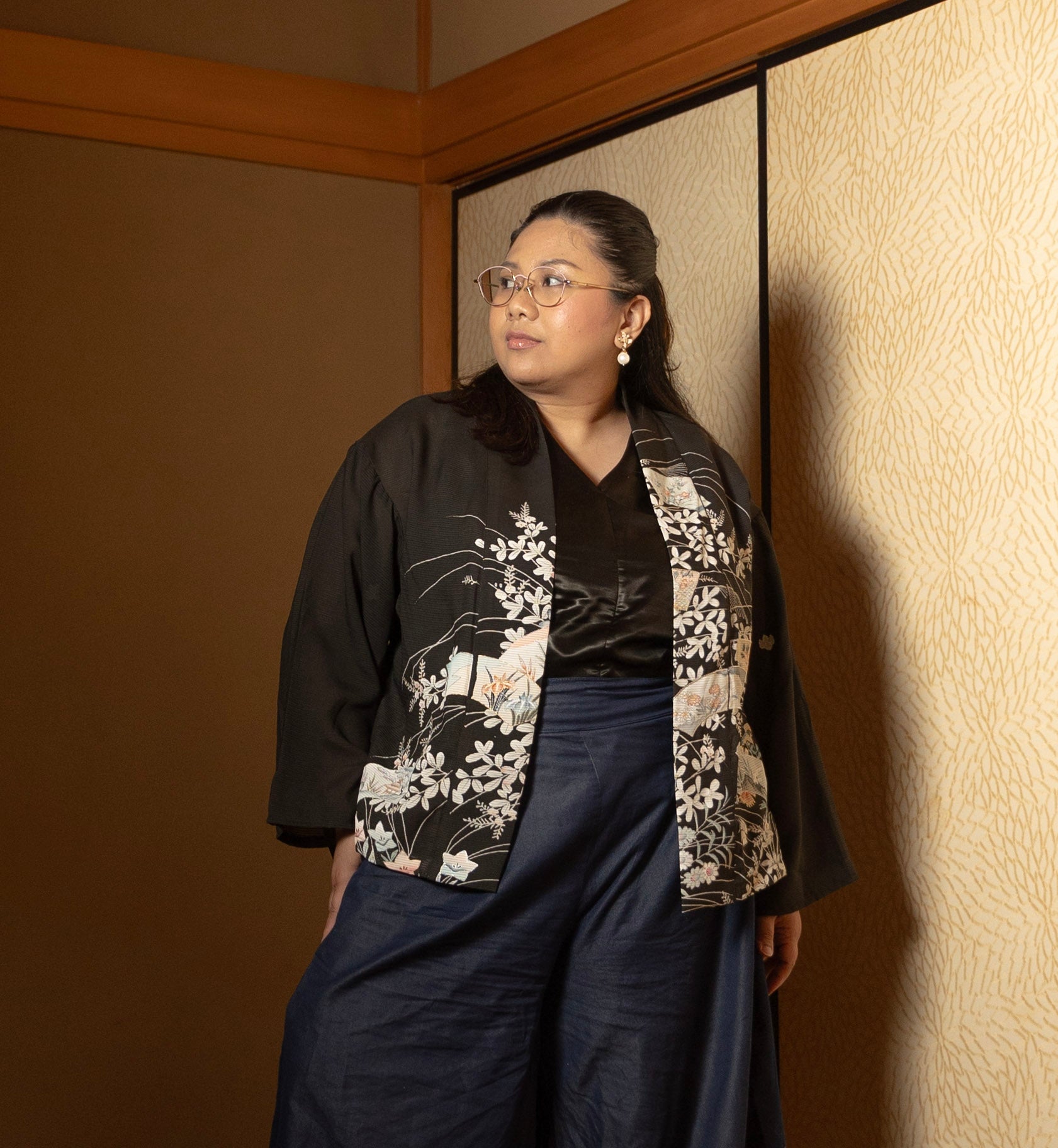 Premium On-hand item: Black Blazer | 1P | B6517