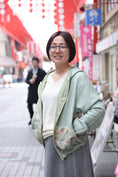 Load image into Gallery viewer, Ap10 On-hand: ZH0403 | Mint Green Zipped Hoodie | M

