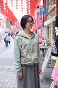 Load image into Gallery viewer, Ap10 On-hand: ZH0403 | Mint Green Zipped Hoodie | M
