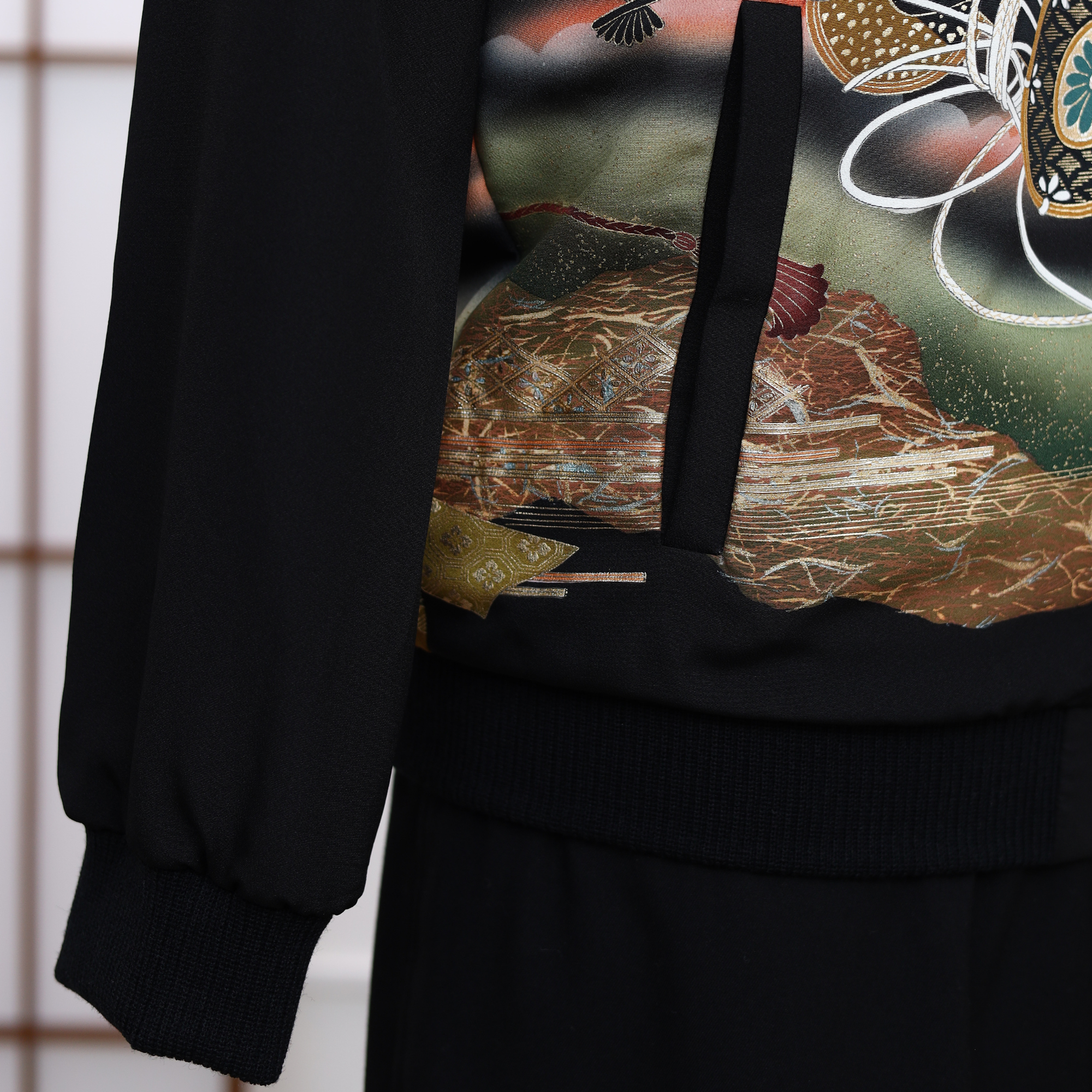 Premium On-hand: Black Men's Bomber Jacket | L | BJ7688
