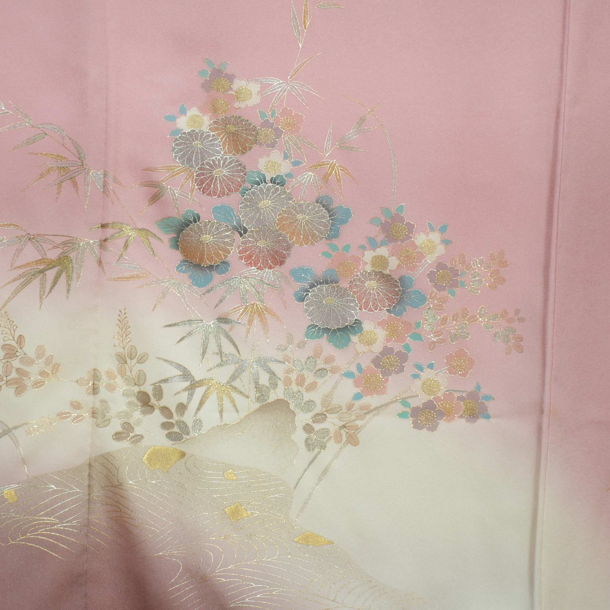 Chiku Fabric: 0422_09 | Rose Gold Bouquet