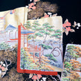 Load image into Gallery viewer, Summer Collection Fabric: July31-07 (looks like paintings! + gold elements)
