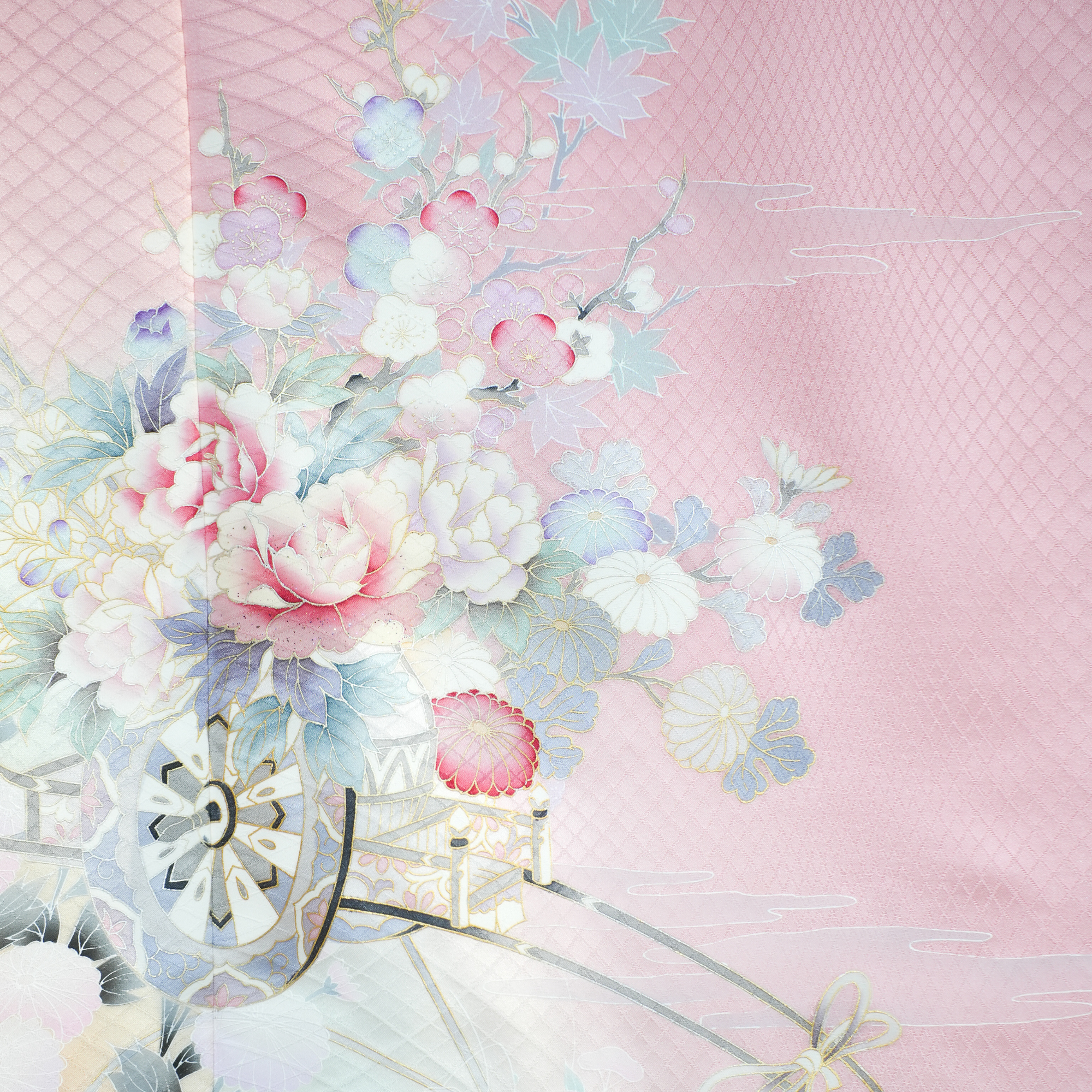 Chiku Fabric: 0313-9 Soft pink bloom