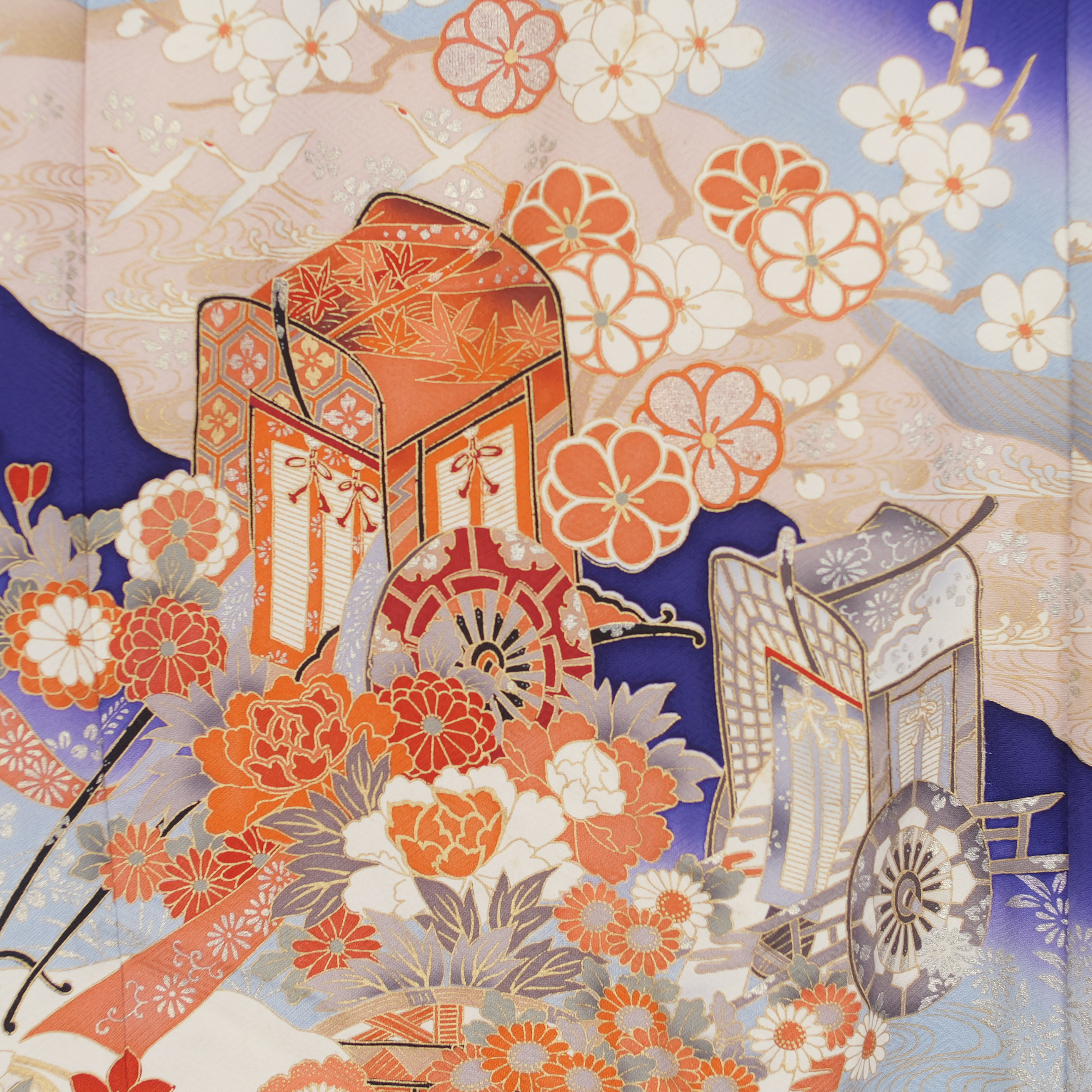 NALB Fabric: 0126NALB-07 | Navy purple wonder