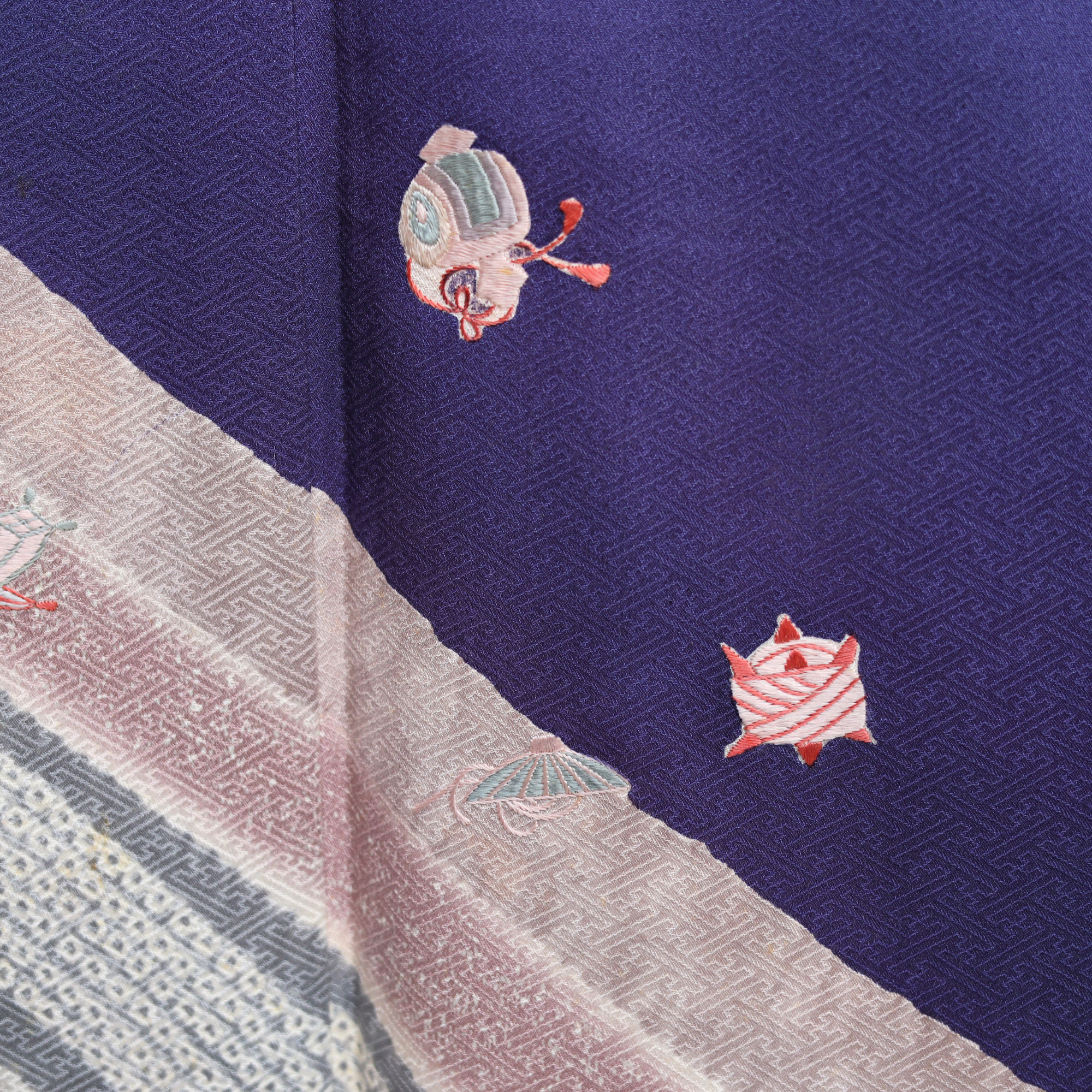 Bai Fabric: 0521_04 | Plum Shibori