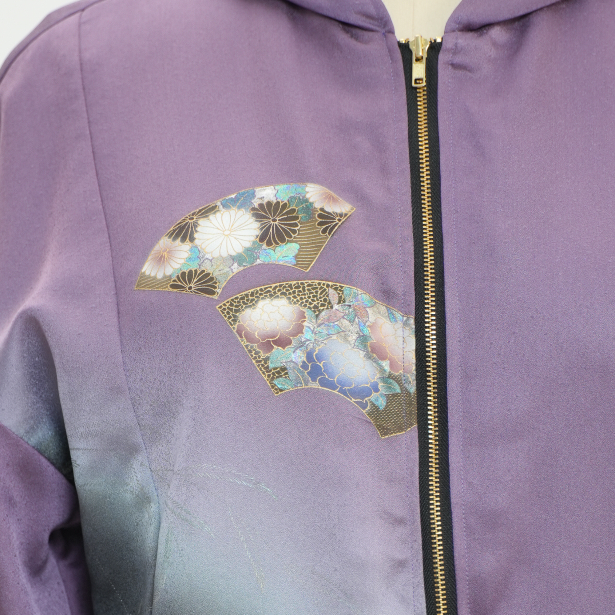 Premium On-hand: Lavender Hoodie With Zipper | HWZ7820Y - royal purple!