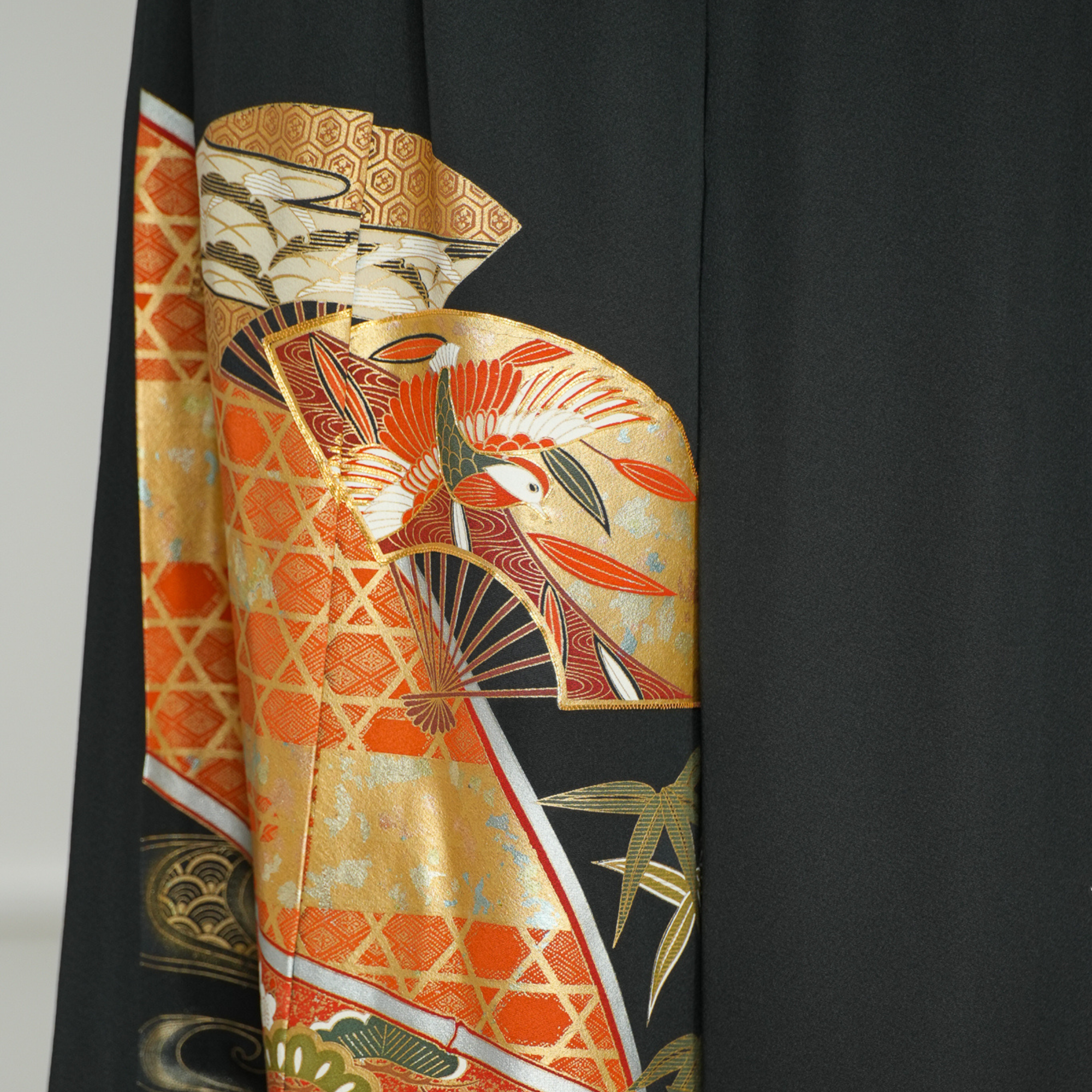 Premium On-hand: Black Palazzo Pants | 3XLB | PP7843A - with gold elements!