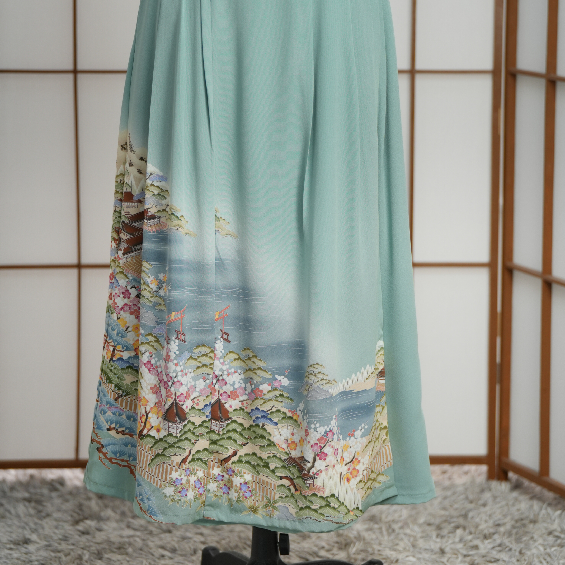 Premium On-hand: Hanbok skirt | Refreshing mint  HS7081M 1T