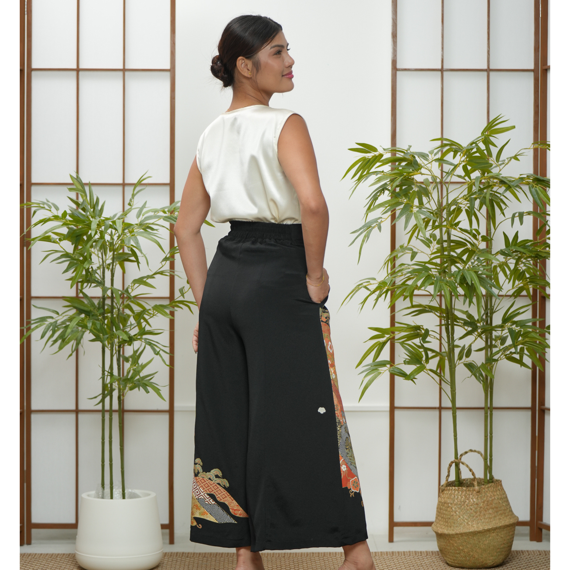 Premium On-hand: Black Palazzo Pants | SB | PP6011