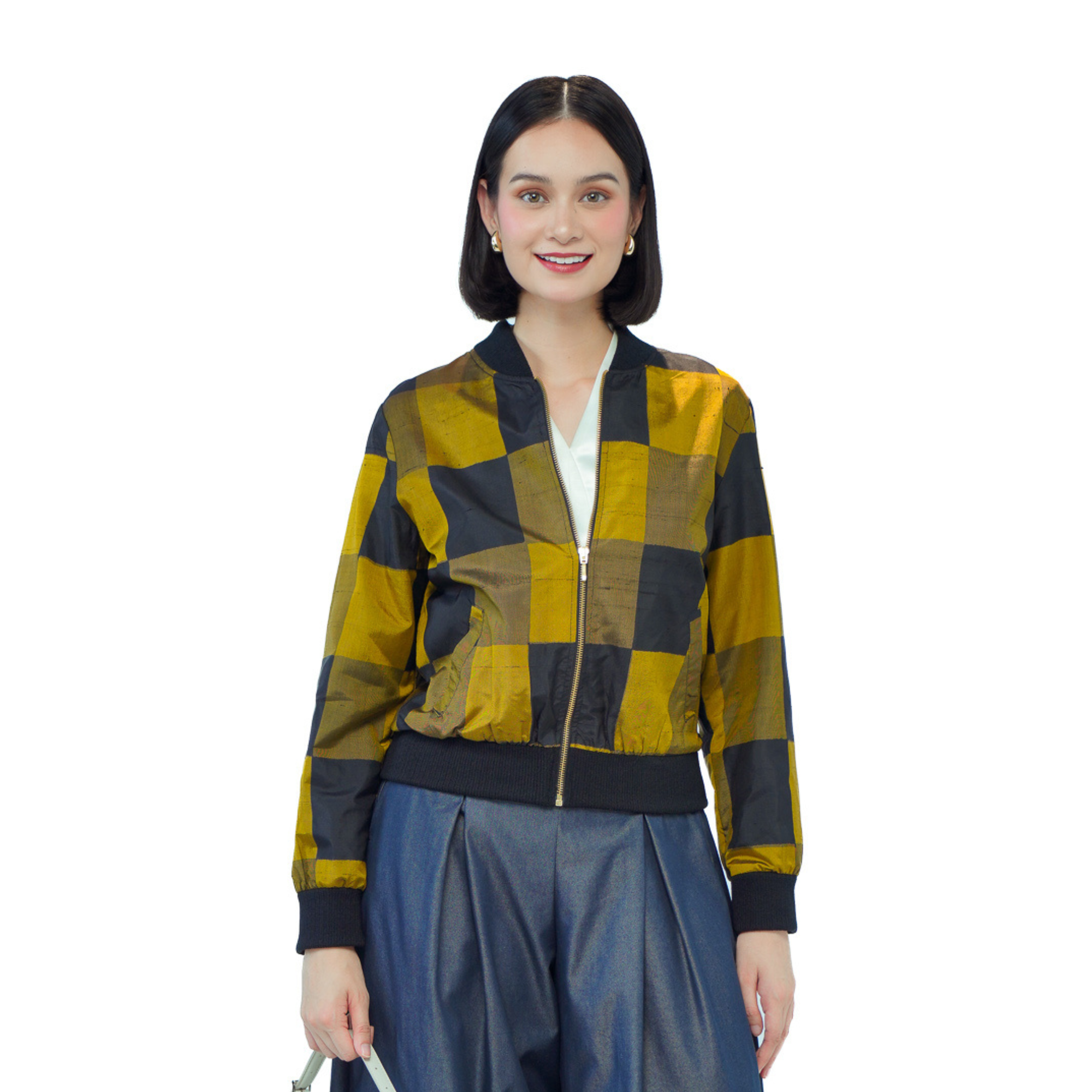 Premium On-hand: Yellow Oshima Bomber Jacket