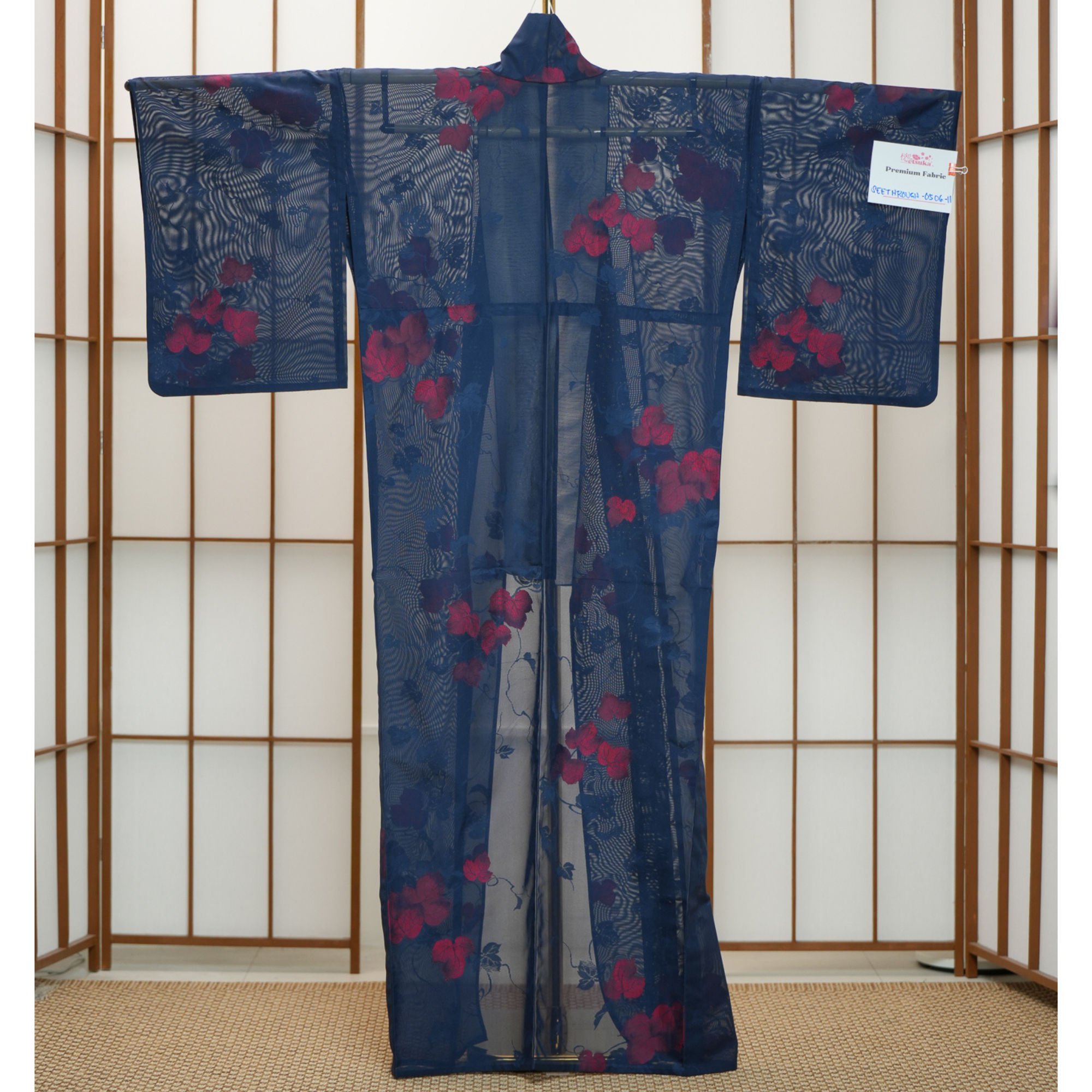 Premium Fabric: 0506_11 | Blue Ivy leaves