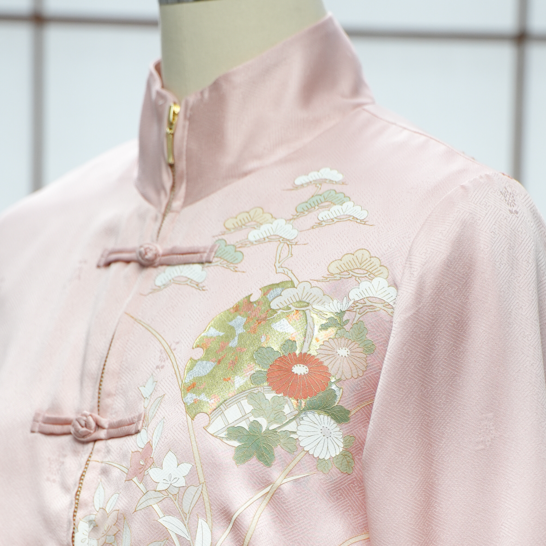 Premium On-hand: Pink Chinese Knot Suit Jacket | CNY7193 | XLB