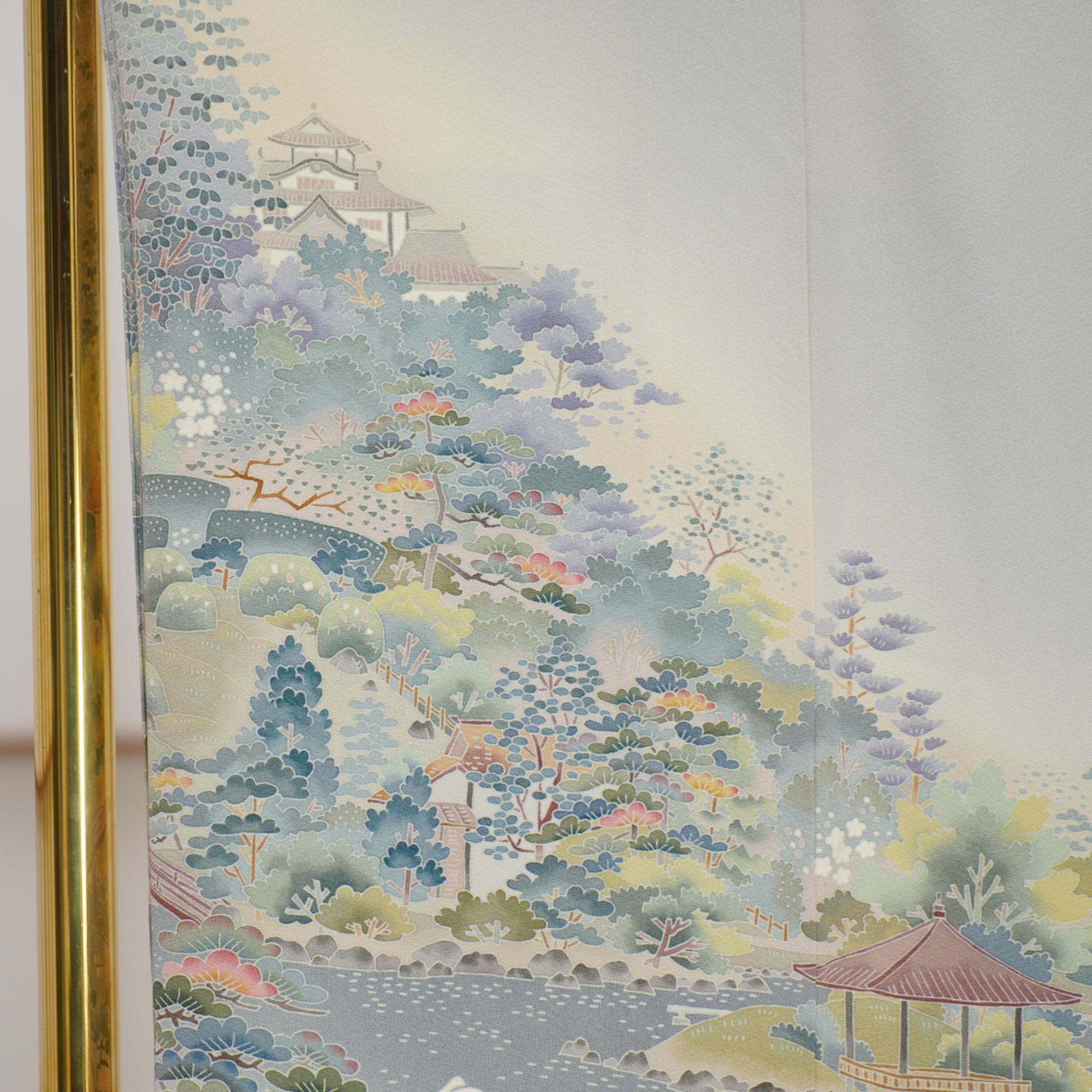 6.28 Premium Yuzen Chiku Fabric: 0603_05 | Serene Pavilion