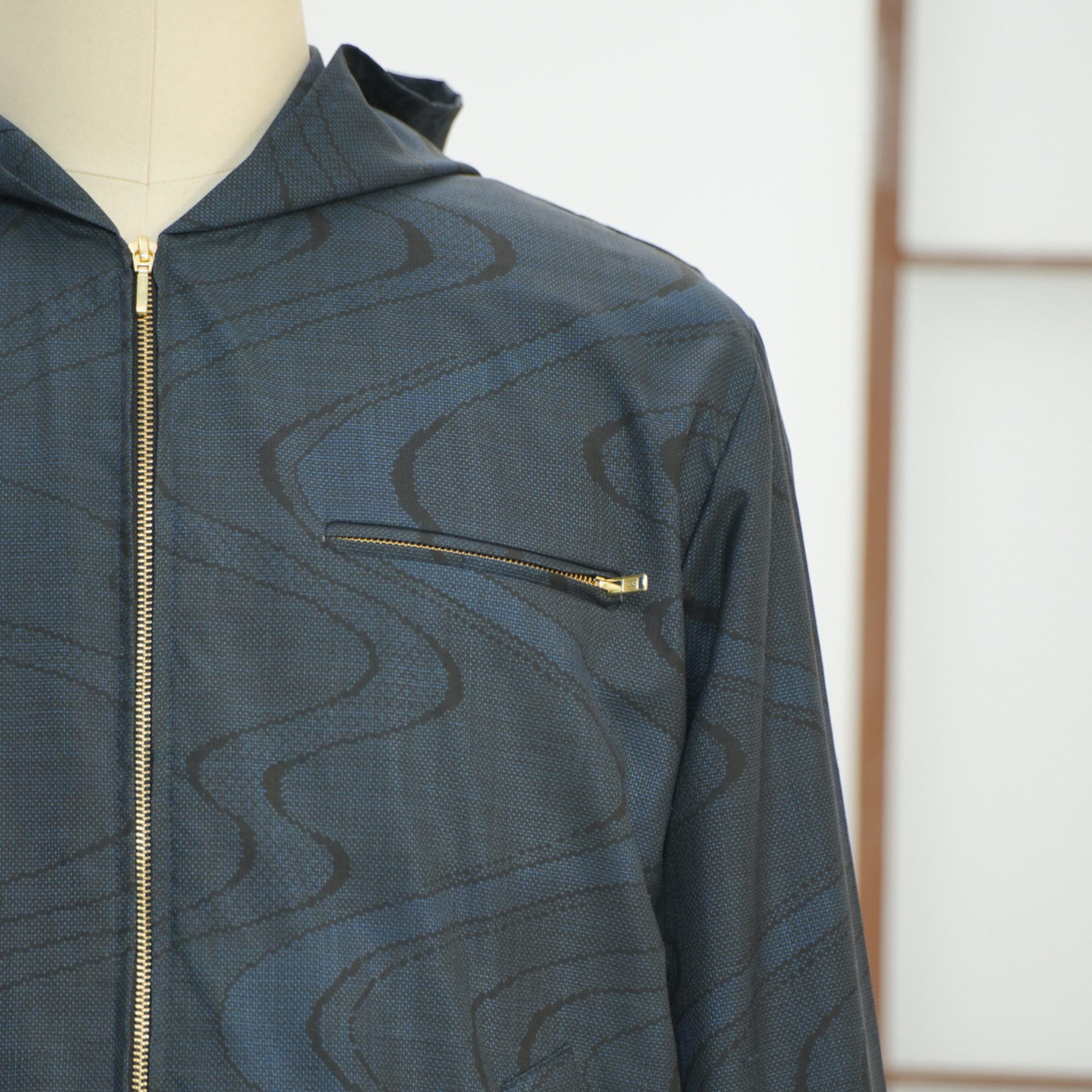 Premium On-hand: Blue Loose Fit Oshima Men's Bomber Jacket | Large | LBJ7859M