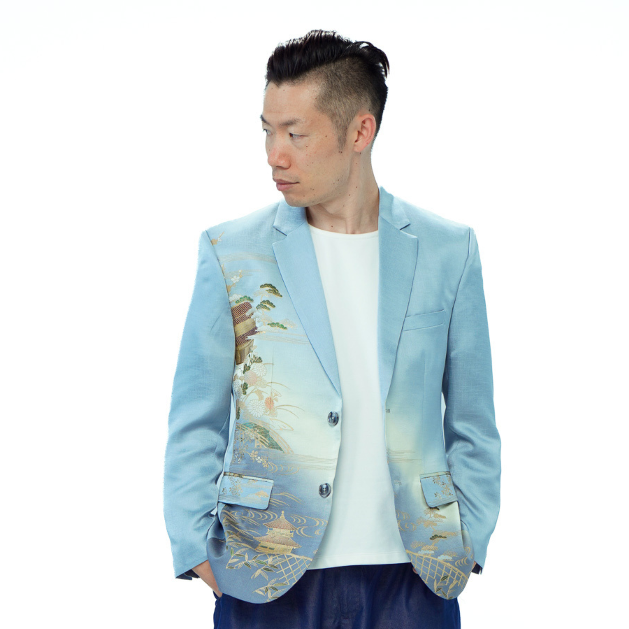 On-hand: Light Blue Men's suit | Large