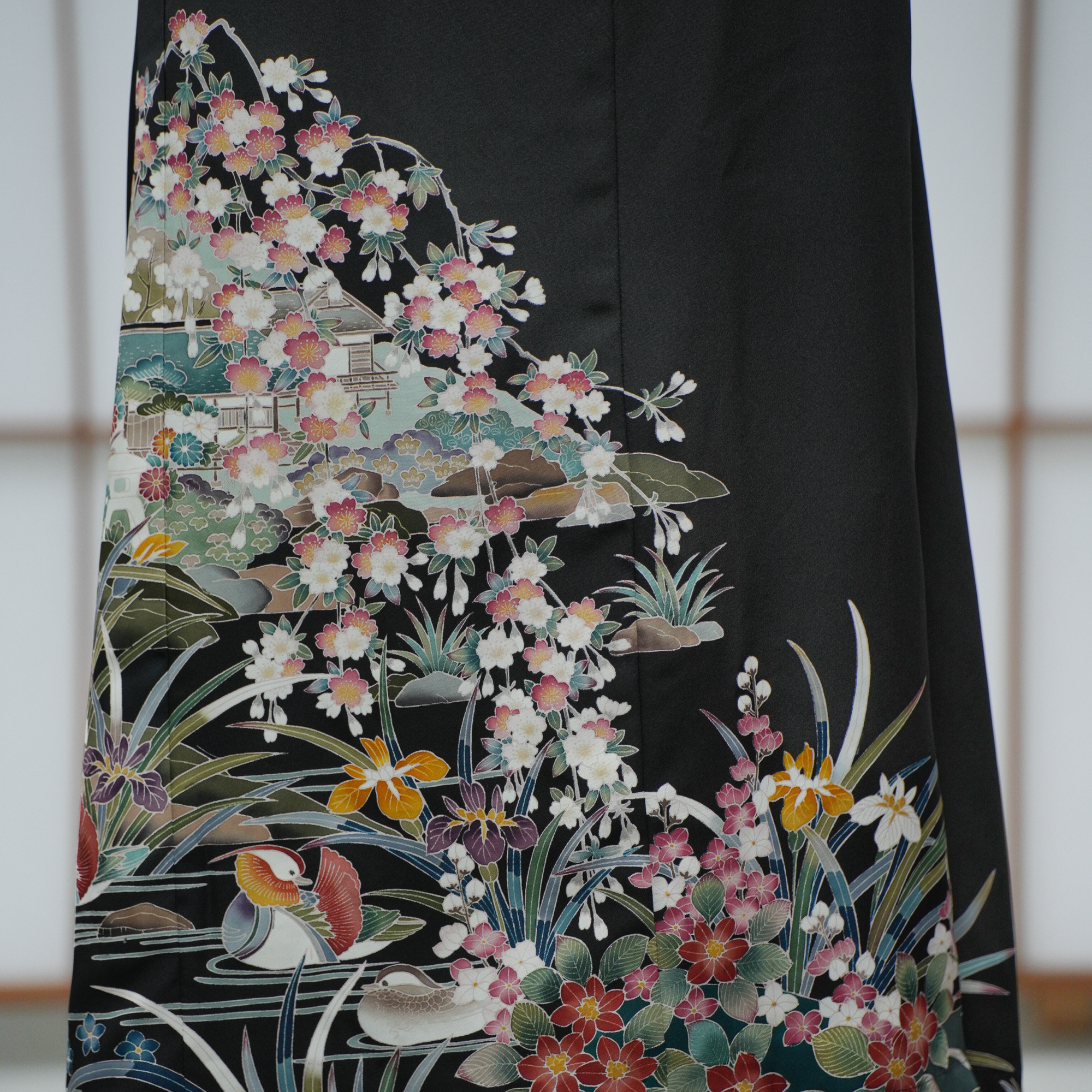 Premium On-hand: Black Wrap Skirt | 2P | WS6323