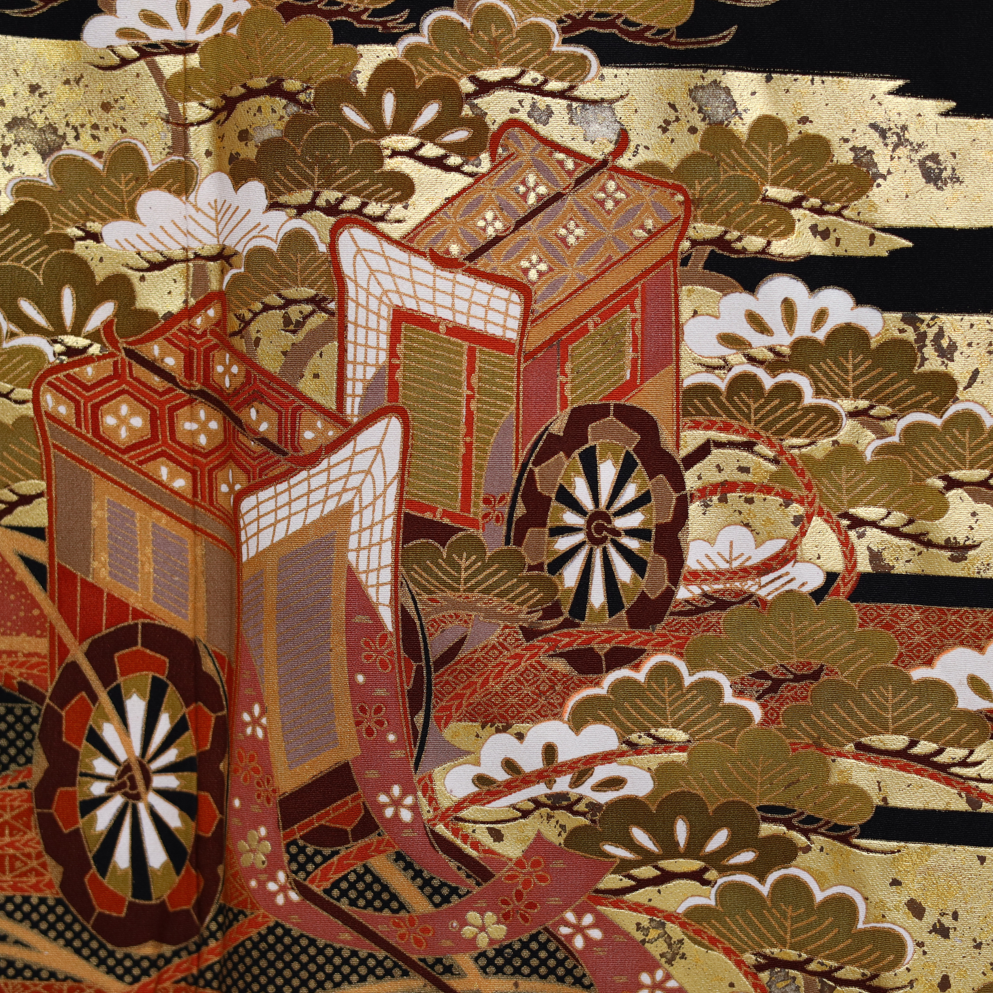 Bai Fabric: 0519_26 | Golden carriage