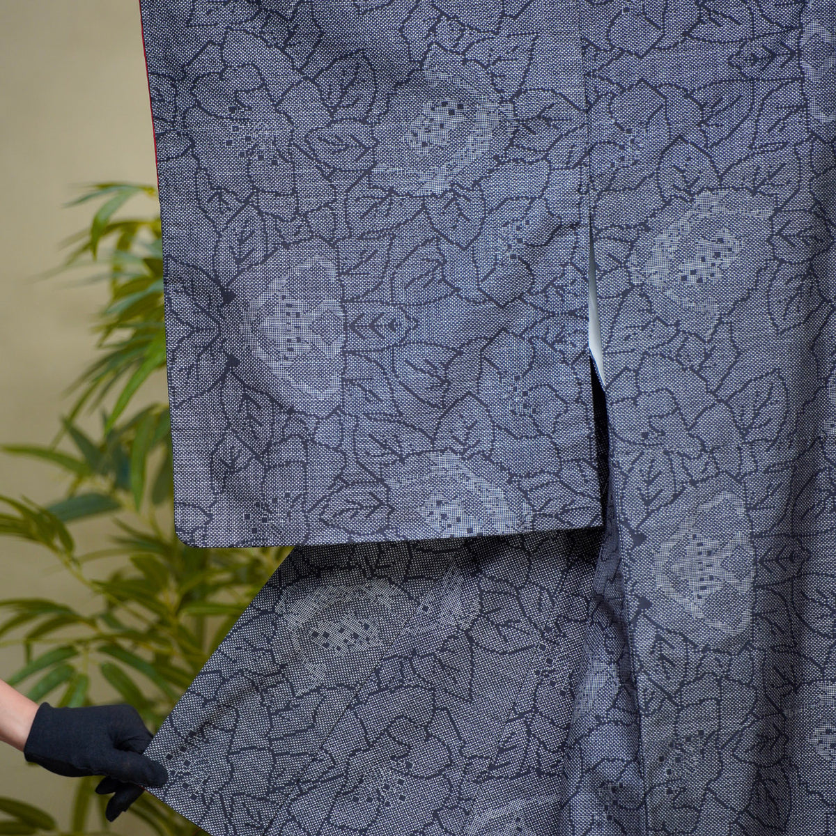Premium Oshima Fabric: OSHIMA_0818_01 | Shadowed Blue