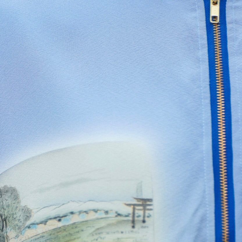 8K Hoodies On-hand: Blue Hoodie With Zipper | HWZ7826Y