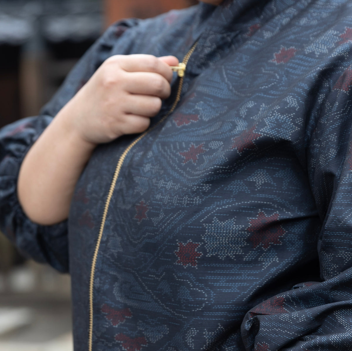 Premium On-hand item: Blue Puff Jacket | XLB | PJ8371M - O