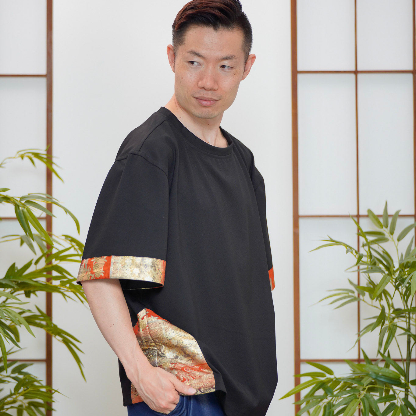 Premium On-hand: Black Oversized Shirt | L | OS8021H