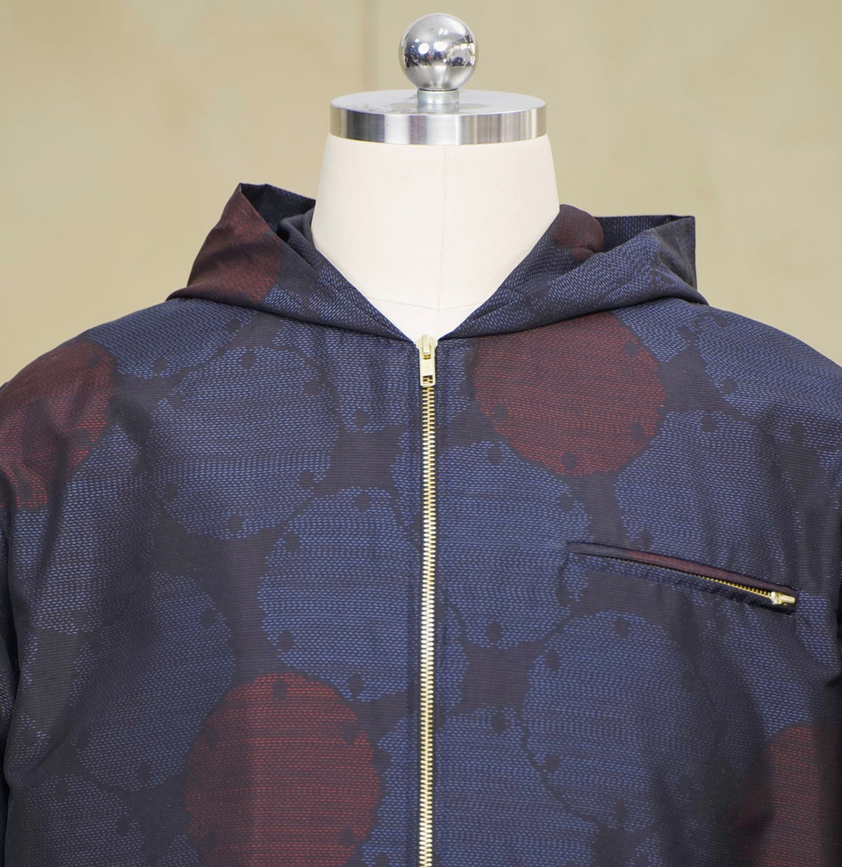 Premium On-hand: Blue Loose Fit Oshima Men's Bomber Jacket | LBJ8338M | Large