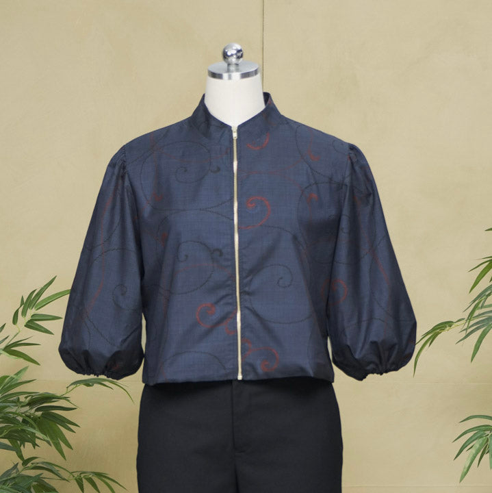 Premium On-hand item: Blue Puff Jacket | XLB | PJ8368M (SO M)