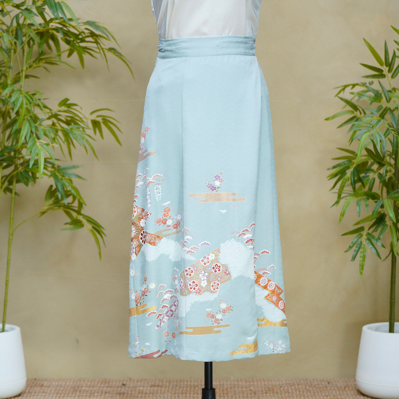 Premium On-hand: Green Wrap Skirt | WS7138Y | 1T