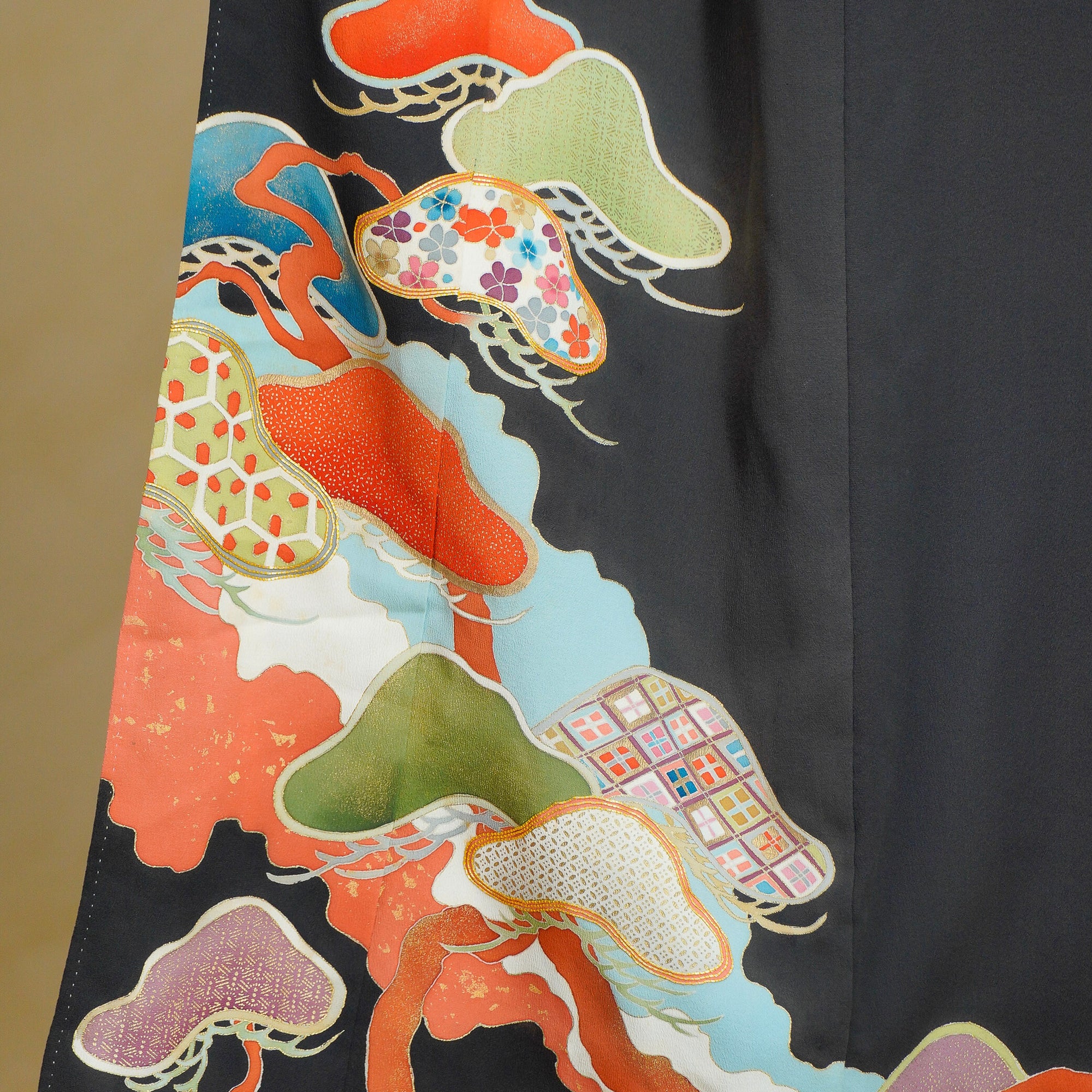 Thank You Fabric: Vibrant Trees (0714_39)