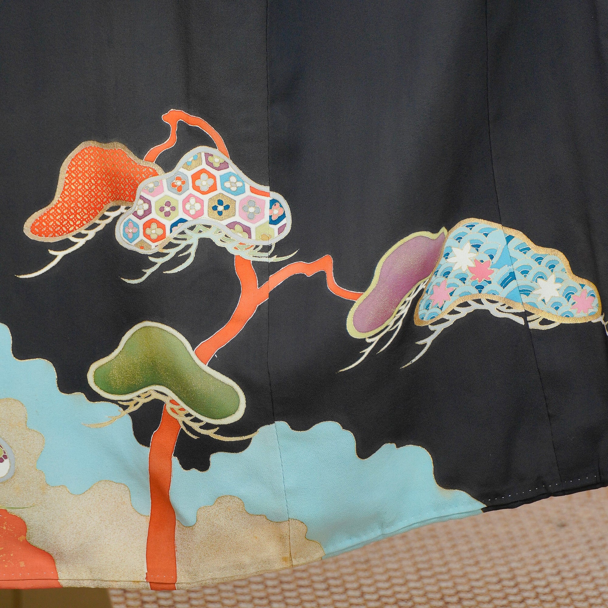 Thank You Fabric: Vibrant Trees (0714_39)