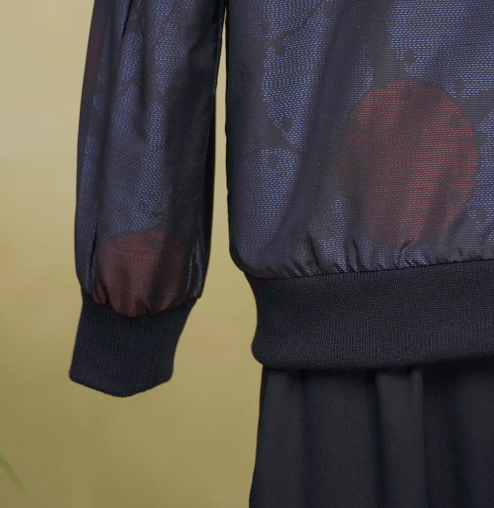 Premium On-hand: Blue Loose Fit Oshima Men's Bomber Jacket | LBJ8338M | Large